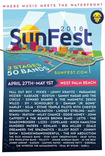 SunFest event visual effects