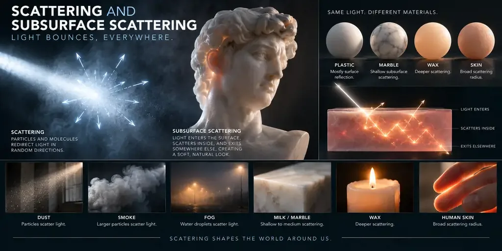 Scattering and subsurface scattering
