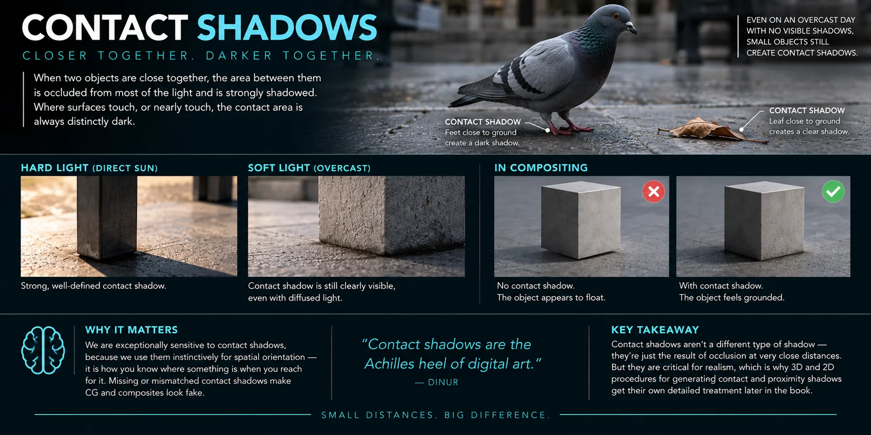 Contact shadows